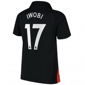 Jalkapallo Pelipaidat Everton Alex Iwobi 17 Vieraspaita 2021-2022 Lyhythihainen